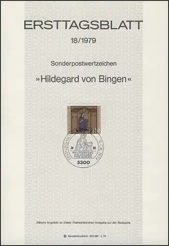 ETB 18/1979 Hildegard von Bingen