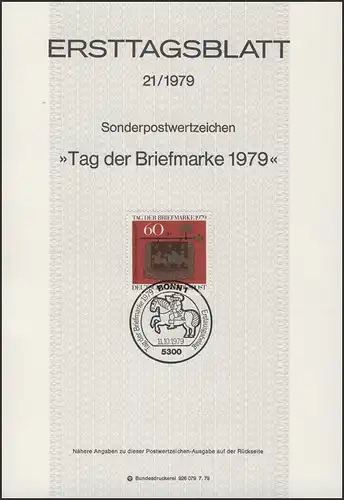 ETB 21/1979 Date du timbre-poste