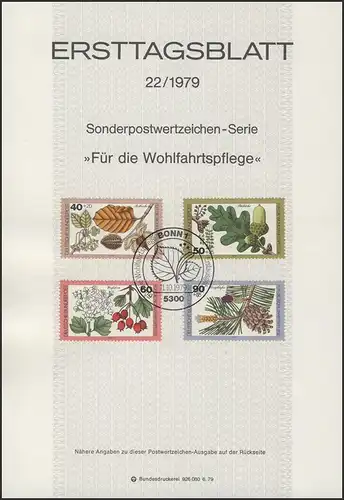 ETB 22/1979 Wohlfahrt Weißdorn Bergkiefer Stieleiche