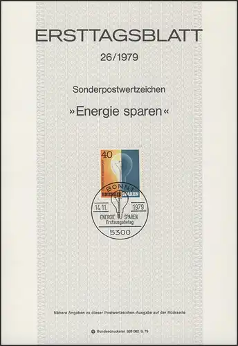 ETB 26/1979 Energie sparen