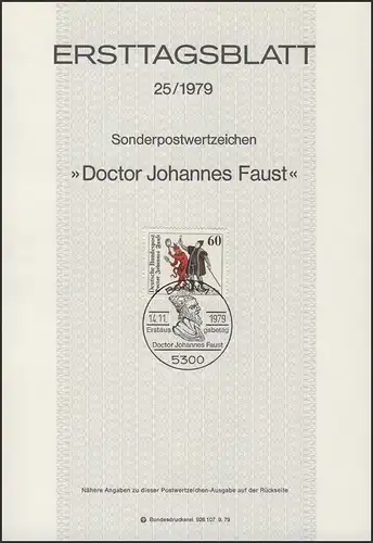 ETB 25/1979 Docteur Johannes Faust