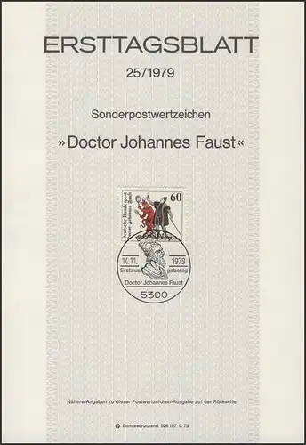 ETB 25/1979 Doctor Johannes Faust