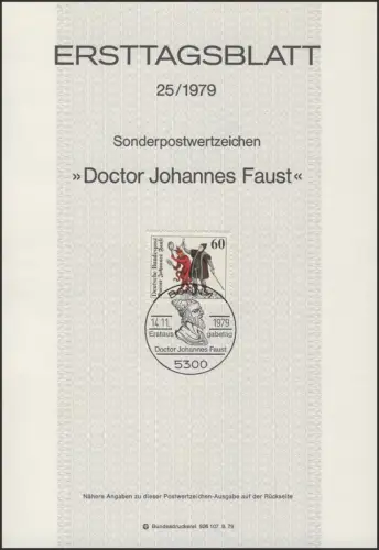 ETB 25/1979 Doctor Johannes Faust