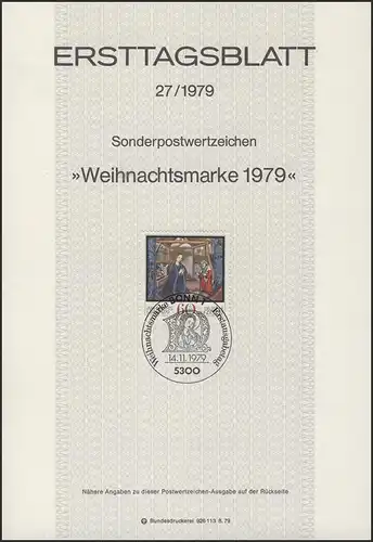 ETB 27/1979 Weihnachten: Die Geburt Christi