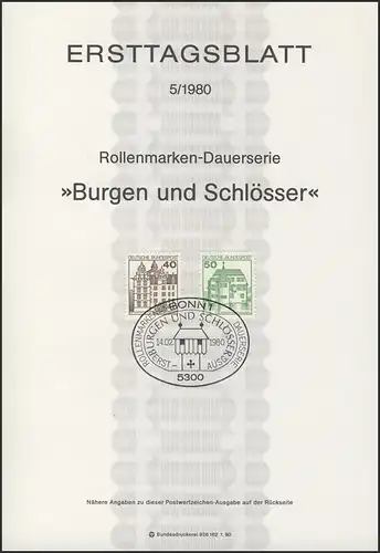 ETB 05/1980 Châteaux et château: Wolfsburg, Inzlingen