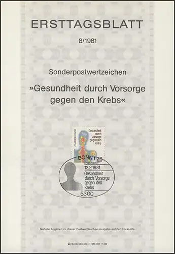 ETB 08/1981 Gesundheit durch Vorsorge