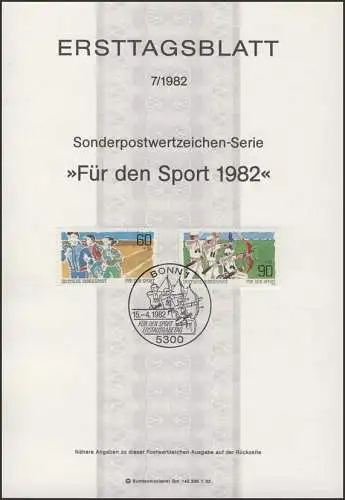 ETB 07/1982 Sporthilfe: Breitensport, Behindertensport