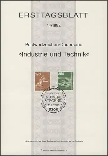 ETB 14/1982 Industrie/Technik Löffelbagger, Flughafen
