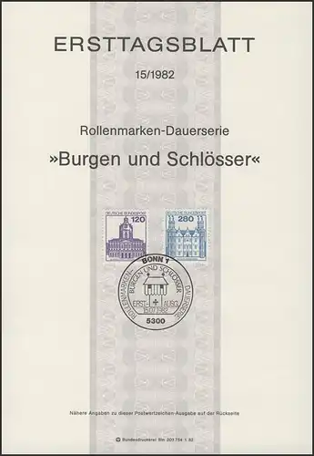 ETB 15/1982 - Burgen Schlösser: Charlottenburg Ahrensburg