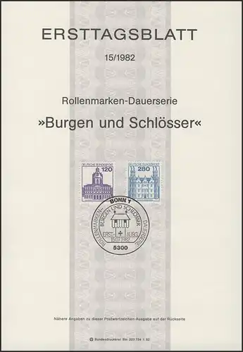 ETB 15/1982 - Châteaux de Churchill: Charlottenburg Ahrensburg