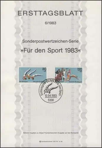 ETB 06/1983 Aide sportive: événements sportifs, cinq combats