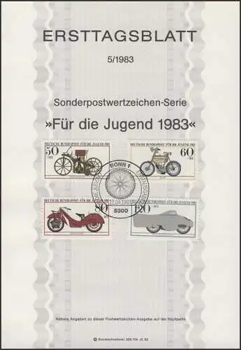 ETB 05/1983 Jeunes motos Maybach NSU Megola BMW