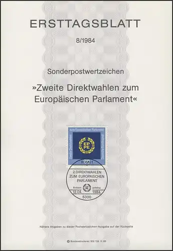 ETB 08/1984 Europäische Parlament