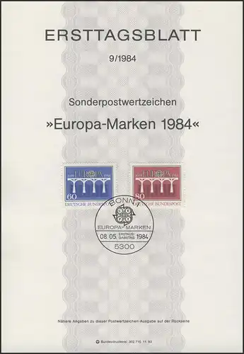 ETB 09/1984 Europe: CEPT