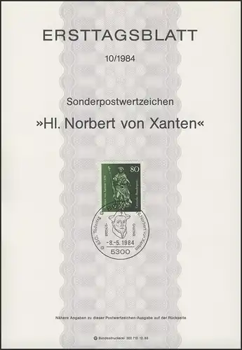 ETB 10/1984 St. Norbert von Xanten