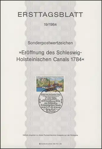 ETB 19/1984 Canal du Schleswig-Holstein