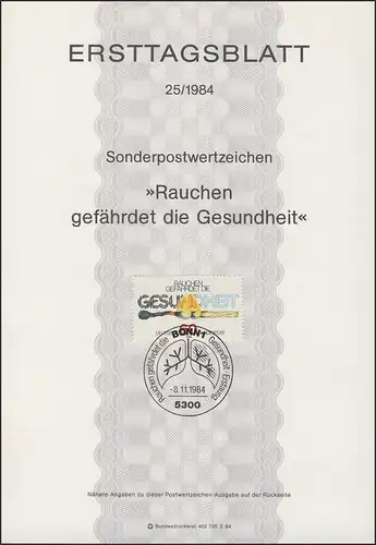 ETB 25/1984 Anti-Raucher-Kampagne