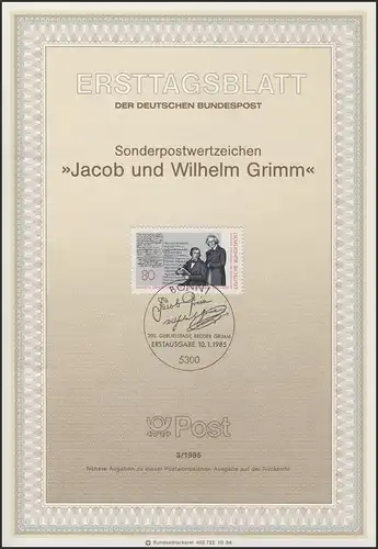 ETB 03/1985 Frères Grimm, conte de fées