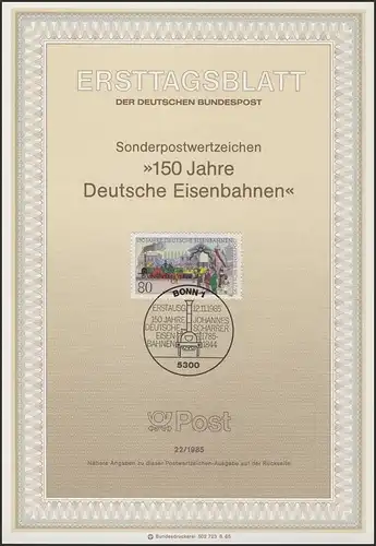 ETB 22/1985 Eisenbahnen