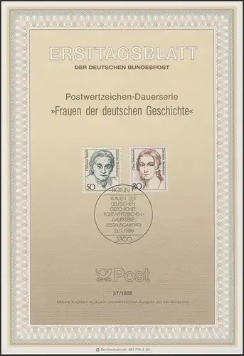 ETB 27/1986 Frauen der Geschichte, Teuch, Schumann