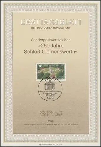 ETB 06/1987 Schloß Clemenswerth