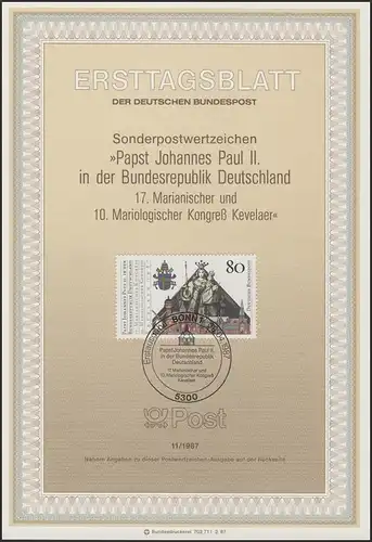 ETB 11/1987 Pape Jean Paul II