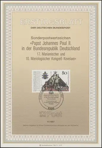 ETB 11/1987 Papst Johannes Paul II