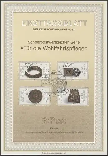 ETB 22/1987 Wohlfahrt: Gold- und Silberschmiedekunst