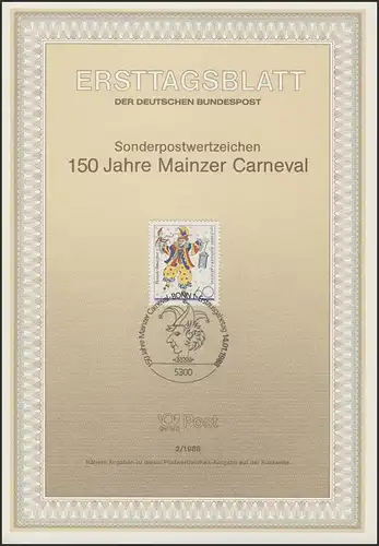 ETB 02/1988 Mainzer Carnaval