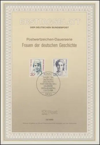 ETB 13/1988 Femmes d'histoire, Extérieur, Maître