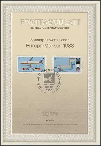 ETB 14/1988 Europe: moyens de transport et de communication