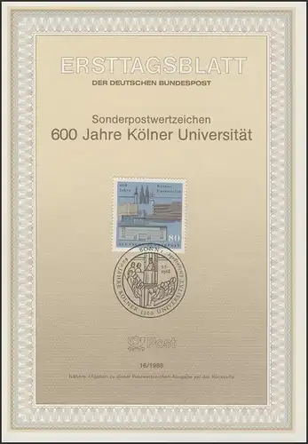 ETB 16/1988 Universität Köln