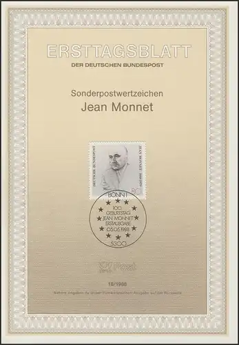 ETB 18/1988 Jean Monnet, Politiker