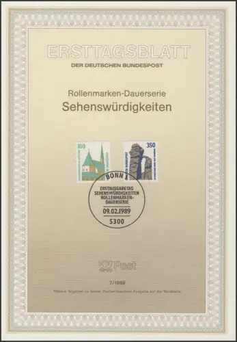 ETB 07/1989 Sehenswürdigkeiten: Altötting, Externsteine