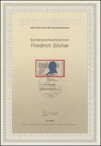 ETB 20/1989 Friedrich Silcher, Komponist