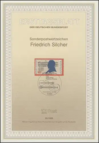 ETB 20/1989 Friedrich Silcher, compositeur