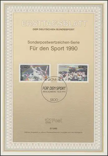 ETB 06/1990 Aide sportive: handball, timing-dich