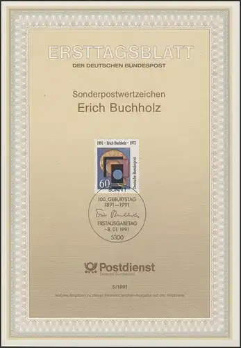 ETB 05/1991 Erich Buchholz, architecte