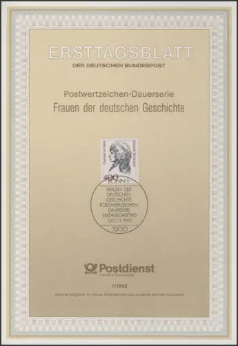 ETB 01/1992 Femmes d'histoire: von Stein