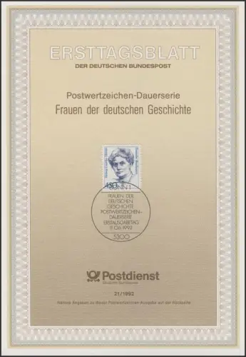 ETB 21/1992 Femmes de l'histoire: Courths-Peintres