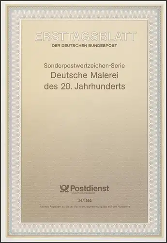 ETB 24/1992 Deutsche Malerei