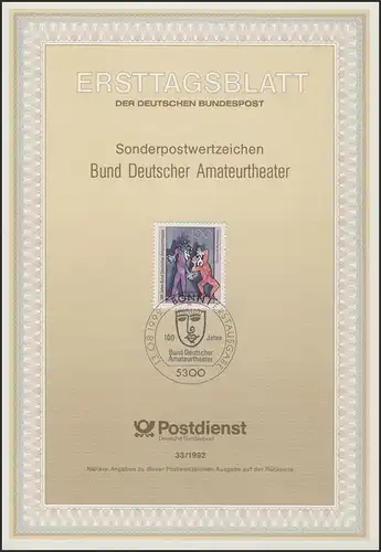 ETB 33/1992 - Amateurtheater