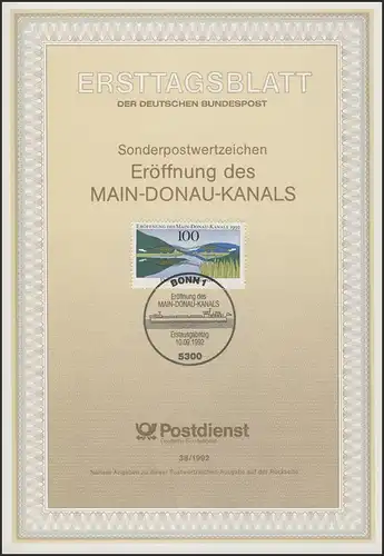 ETB 38/1992 - Main-Donau-Kanal