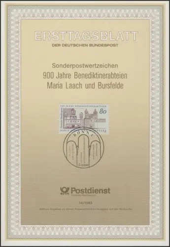 ETB 14/1993 - Maria Laach und Bursfelde