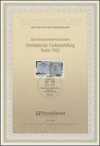 ETB 33/1993 IFA, Berlin