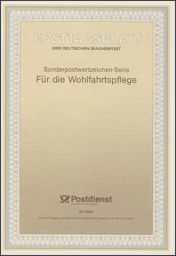 ETB 40/1993 Wohlfahrt: Deutsche Trachten