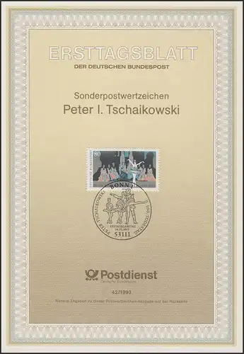 ETB 42/1993 - Peter Iljitsch Tschaikowski, Komponist