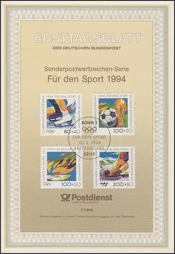 ETB 05/1994 Aide sportive: Olympia, Lillehammer, IOC