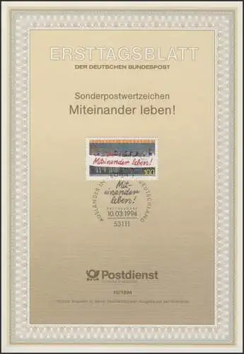 ETB 10/1994 Miteinander leben!