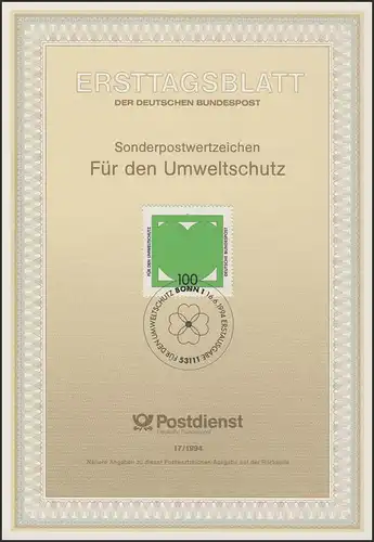 ETB 17/1994 Environnement. .